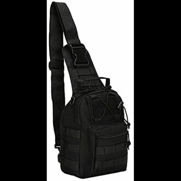 Tactical Chest Bag Backpack Men's Molle Crossbody Sling Messenger Shoulder Pack